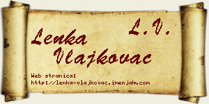 Lenka Vlajkovac vizit kartica